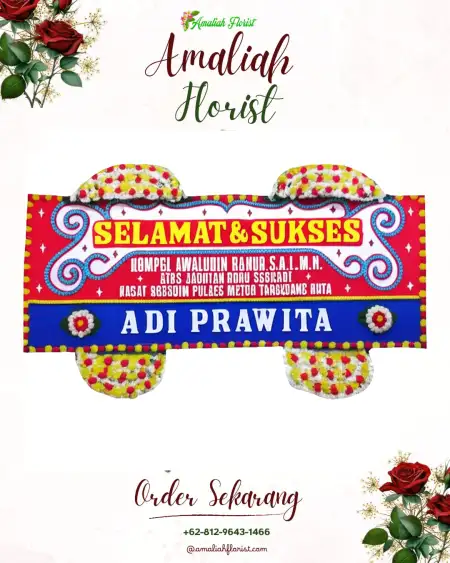 Papan Bunga Ucapan Selamat Olehsari